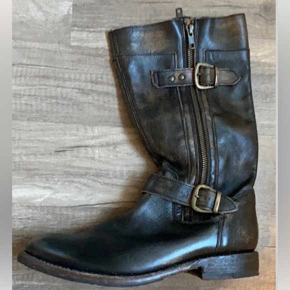 Bed Stu GoGo Lug Boots in Black Lux. - Picture 2 of 8